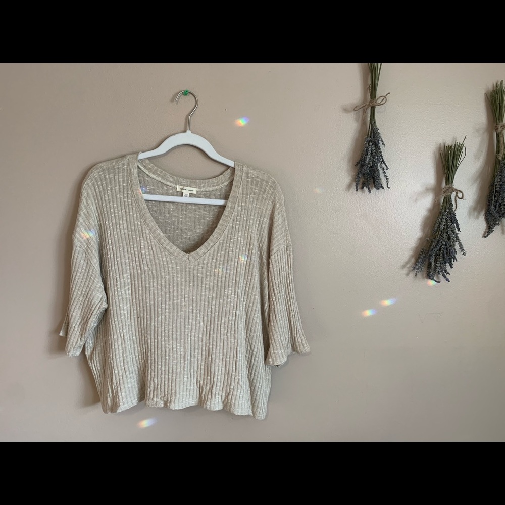 Boho Knit Shirt Urban Outfitters Silence+Noise